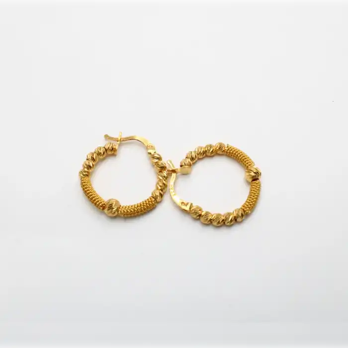 22 Ayar Dorikalı Küpe