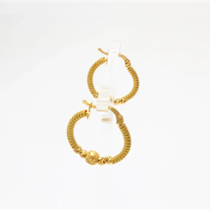 22 Ayar Dorikalı Küpe