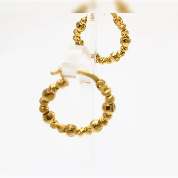 22 Ayar Dorikalı Küpe