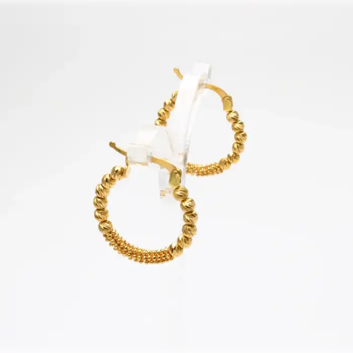 22 Ayar Dorikalı Küpe