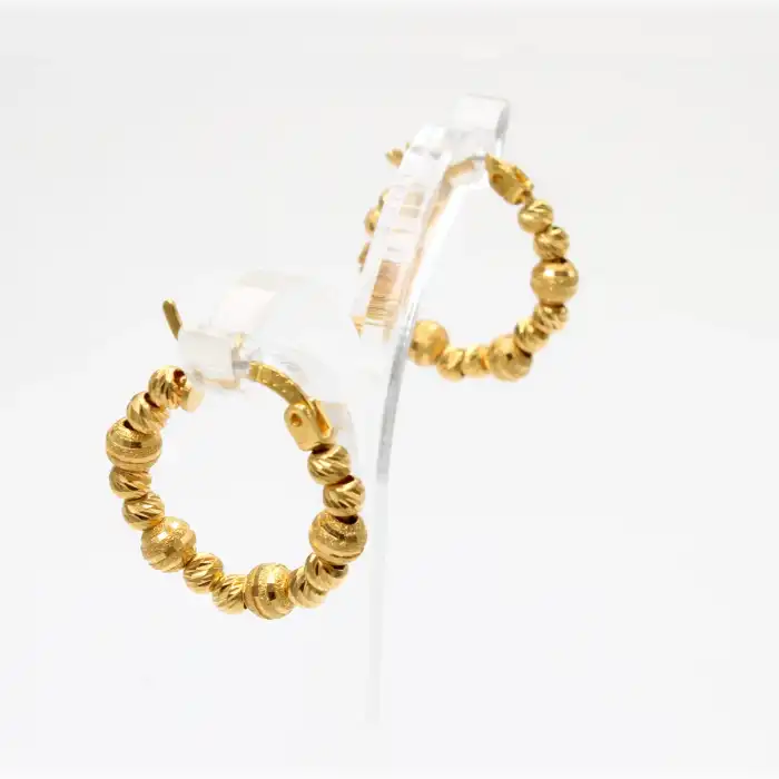 22 Ayar Dorikalı Küpe