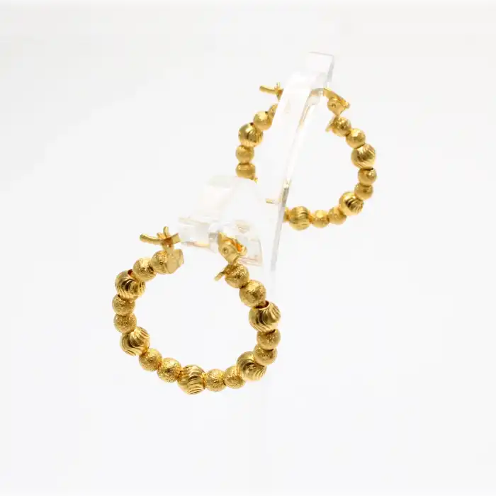 22 Ayar Dorikalı Küpe