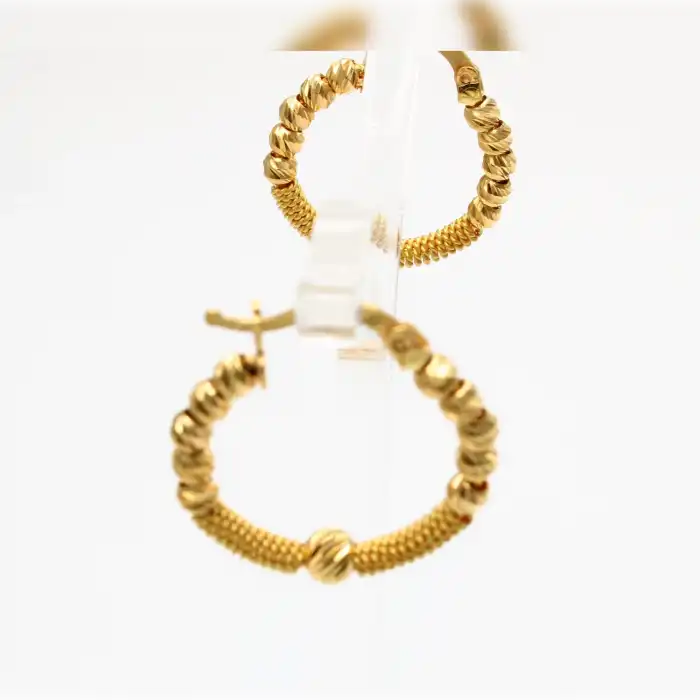 22 Ayar Dorikalı Küpe