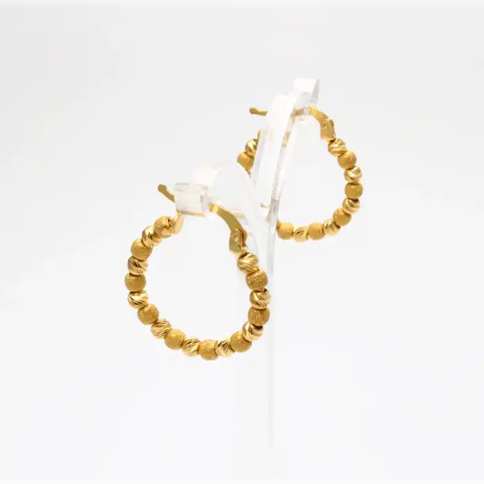 22 Ayar Dorikalı Küpe