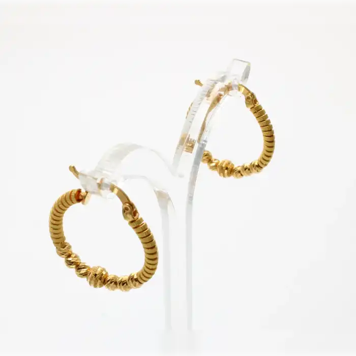 22 Ayar Dorikalı Küpe