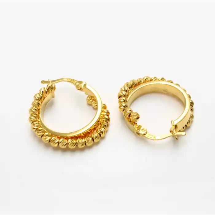 22 Ayar Dorikalı Küpe