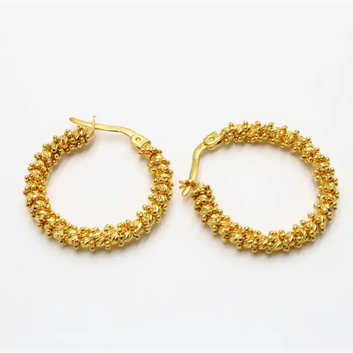 22 Ayar Dorikalı Sarmal Küpe