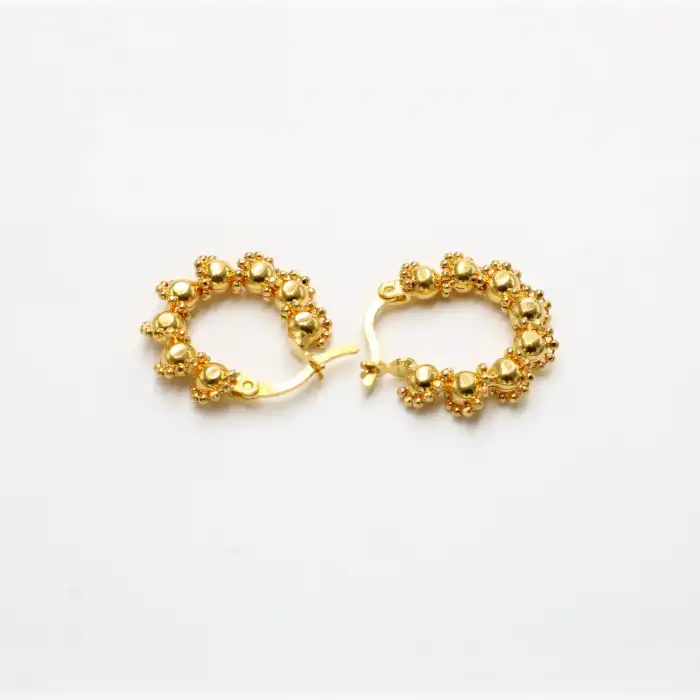 22 Ayar Dorikalı Tasarım Küpe