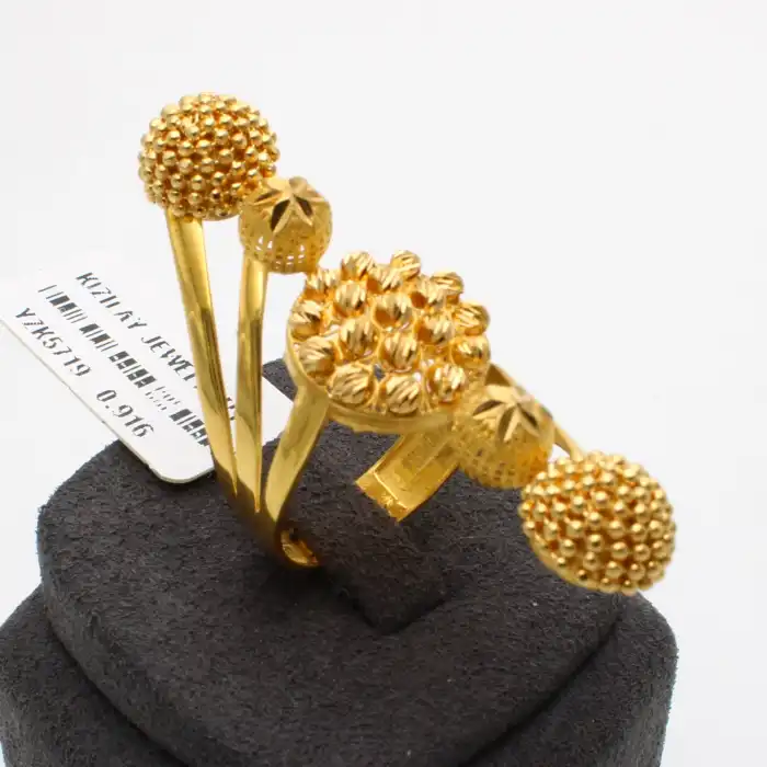 22 Ayar Dorikalı Tasarım Yüzük