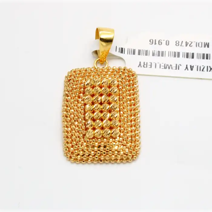 22 Ayar Dorikalı Tasarm Kolye Ucu