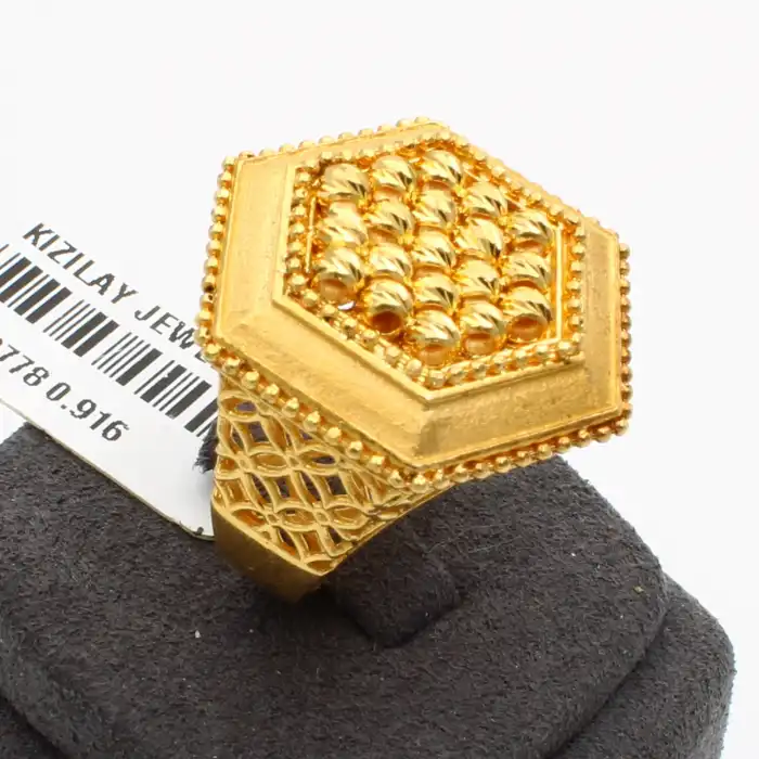 22 Ayar Dorikalı Yüzük
