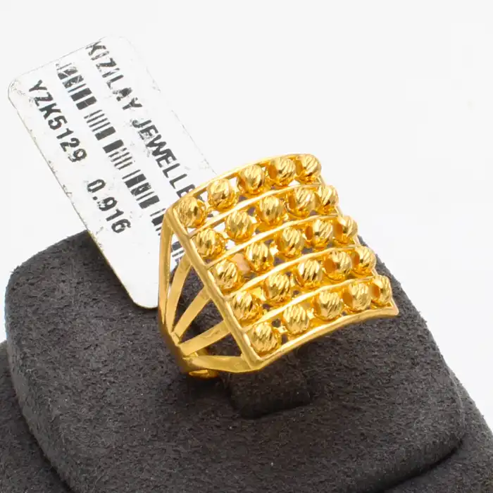 22 Ayar Dorikalı Yüzük