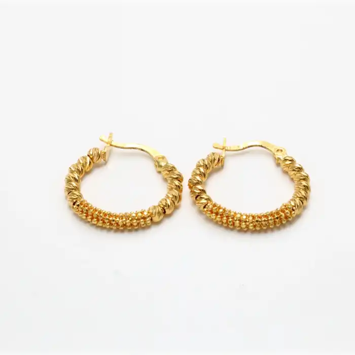 22 Ayar Droikalı Küpe