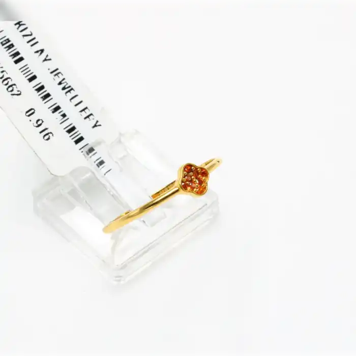 22 Ayar Yonca Yüzük