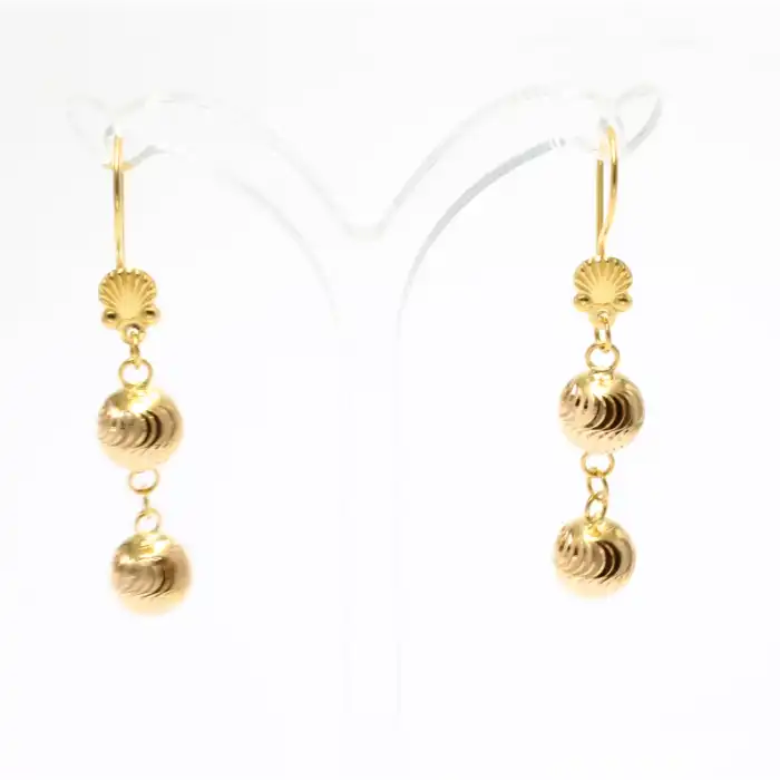 22 Ayar Habbeli Küpe