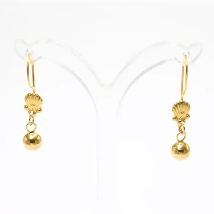 22 Ayar Habbeli Küpe