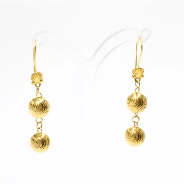 22 Ayar Habbeli Küpe