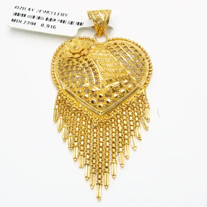 22 Ayar Harika Tasarım Hint Kolye Ucu