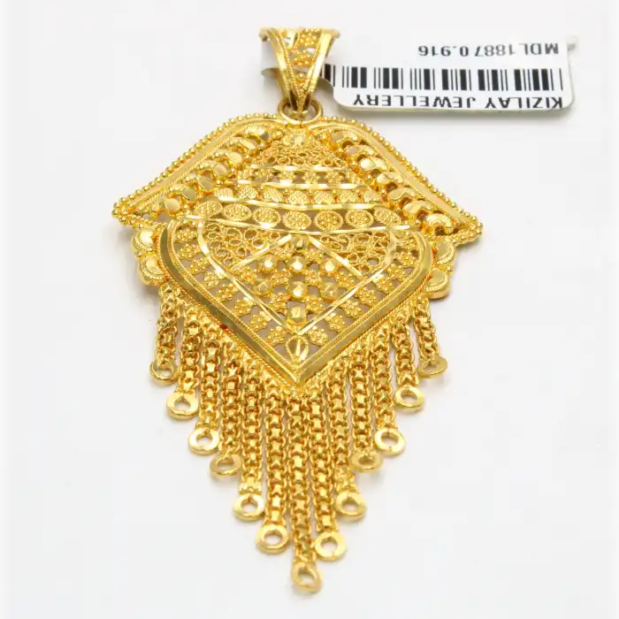 22 Ayar Hint Kolye Ucu