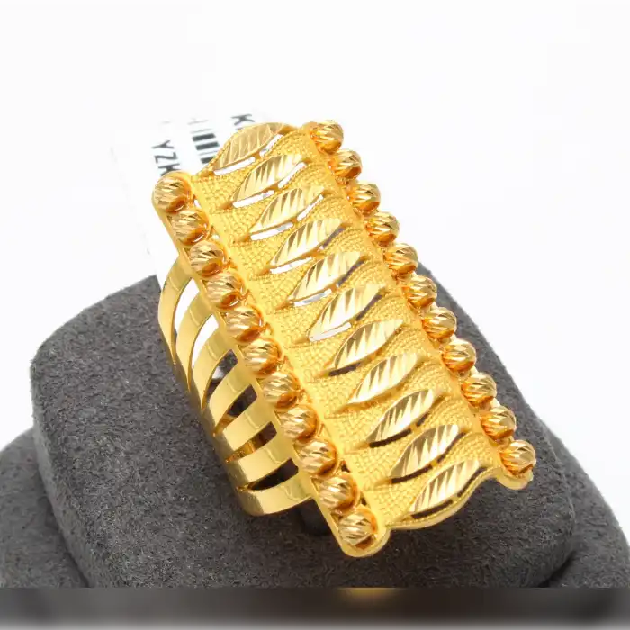 22 Ayar İşlemeli Dorikalı Yüzük