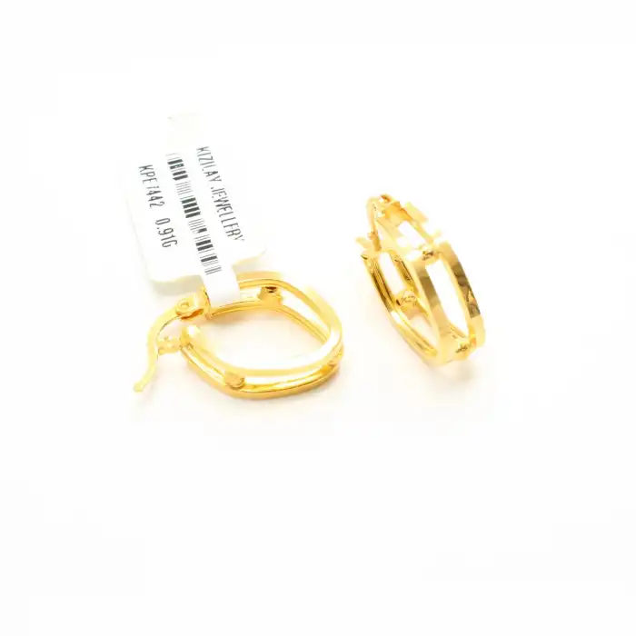 22 Ayar Kaburga Model Küpe