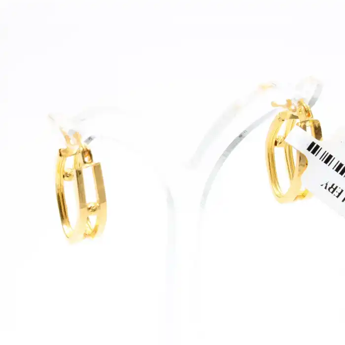 22 Ayar Kaburga Model Küpe