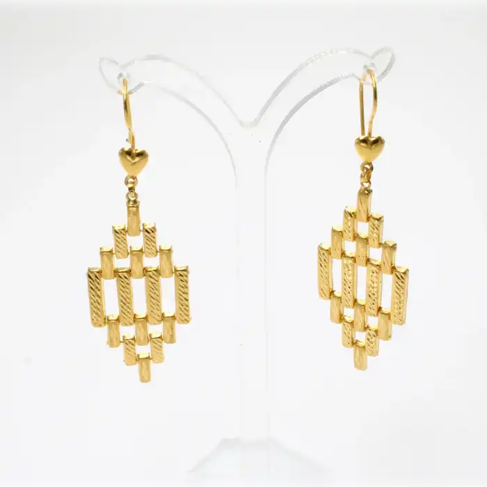 22 Ayar Kaburga Sallama Küpe