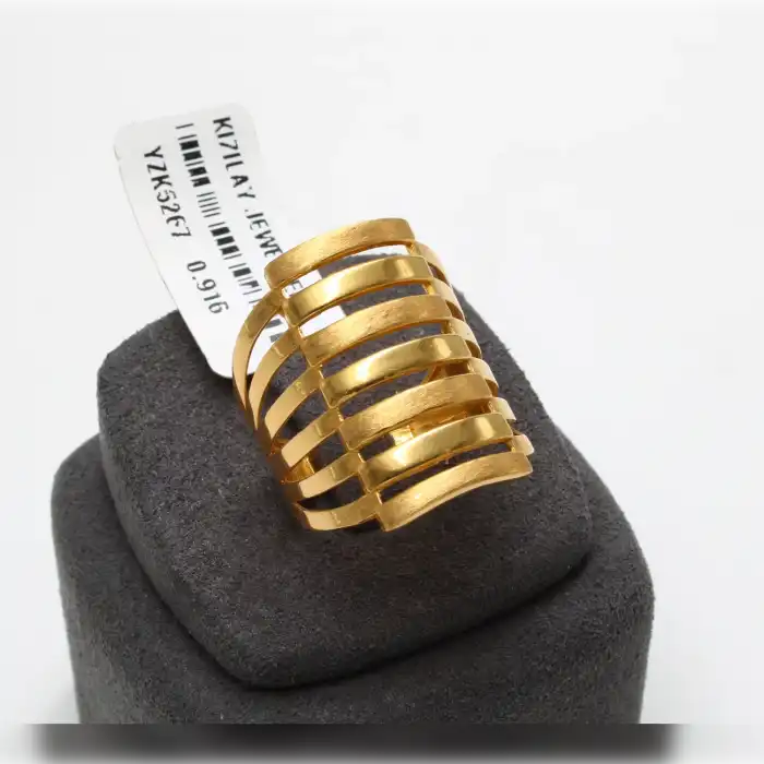 22 Ayar Kaburga Yüzük