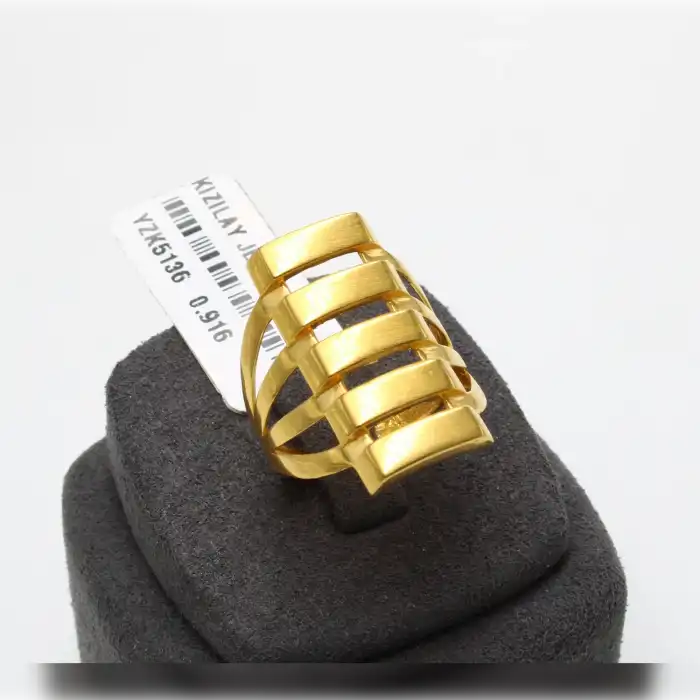 22 Ayar Kaburga Yüzük