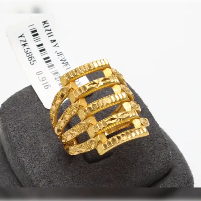 22 Ayar Kaburga Yüzük