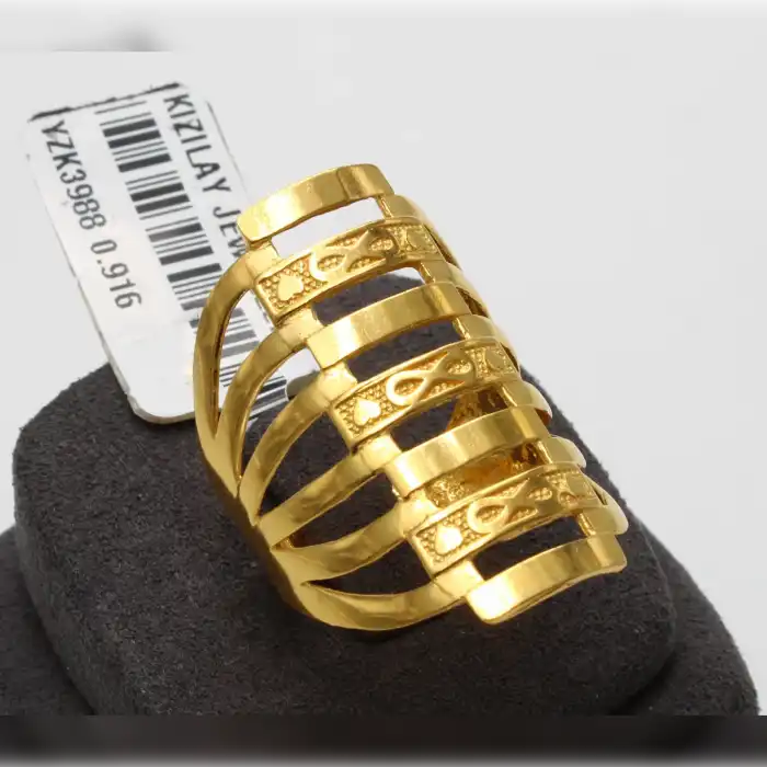 22 Ayar Kaburga Yüzük