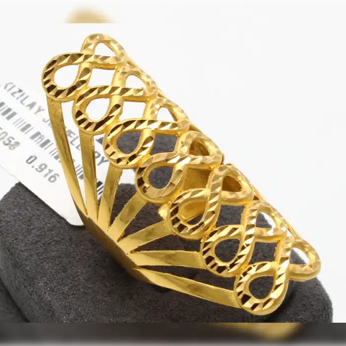 22 Ayar Kaburga Yüzük