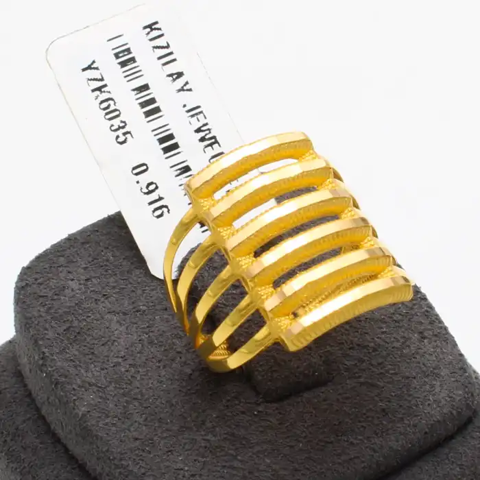 22 Ayar Kaburga Yüzük