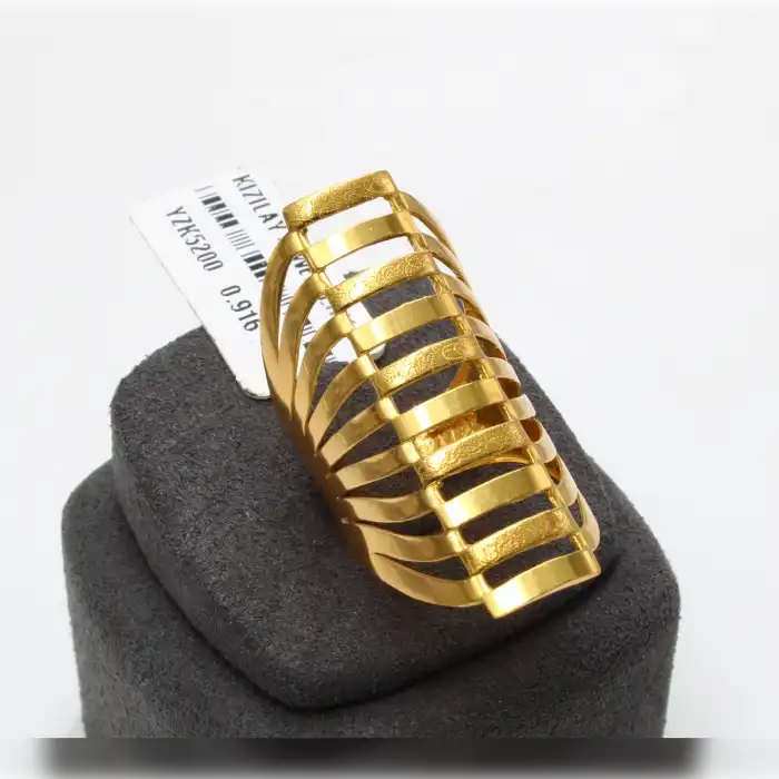 22 Ayar Kaburga Yüzük