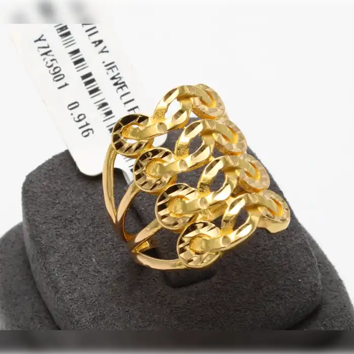 22 Ayar Kaburga Yüzük