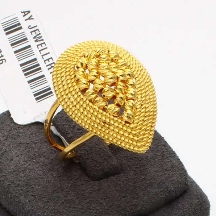 22 Ayar Kalp Dorika Yüzük