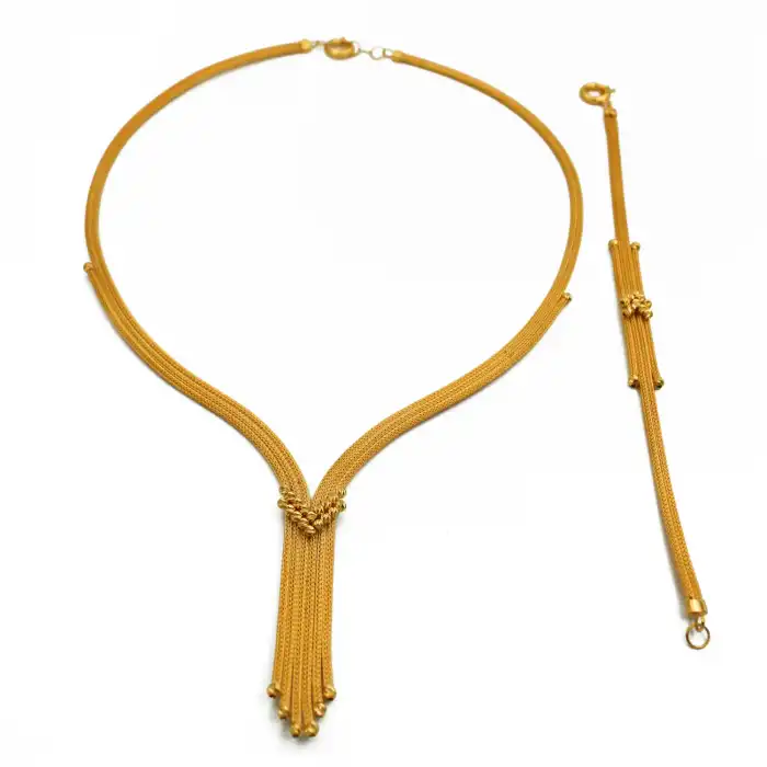 22 Ayar Kalze Dorikalı Set