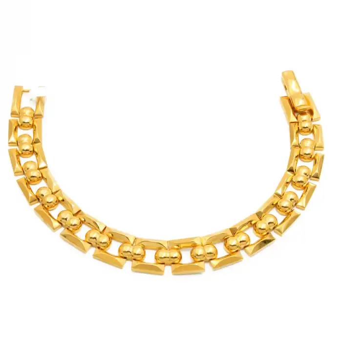 22 Ayar Kare Spor Bileklik