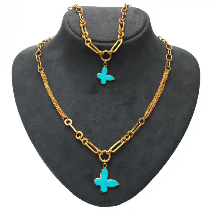 22 Ayar Kelebek Tasarım Set