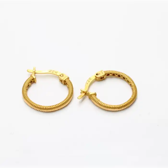 22 Ayar Orta Boy Ajda Küpe