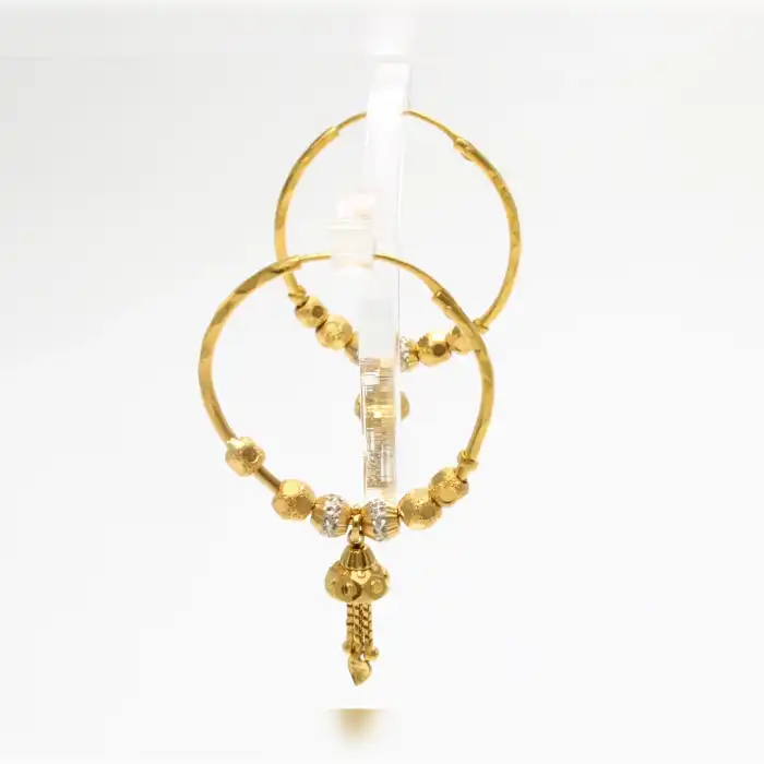 22 Ayar Pandora Model Halka Küpe