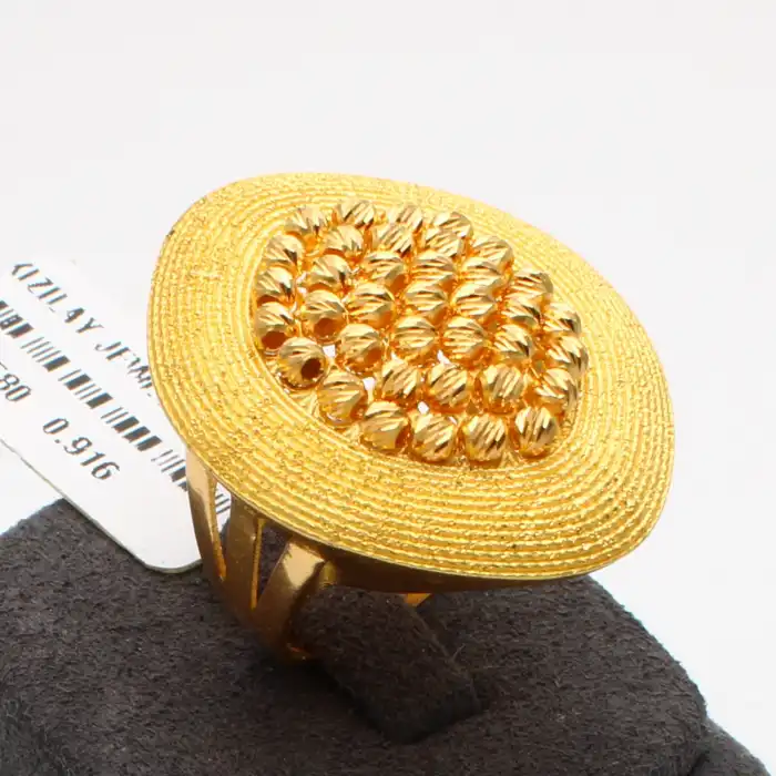 22 Ayar Parmak izi DorikaLI Yüzük