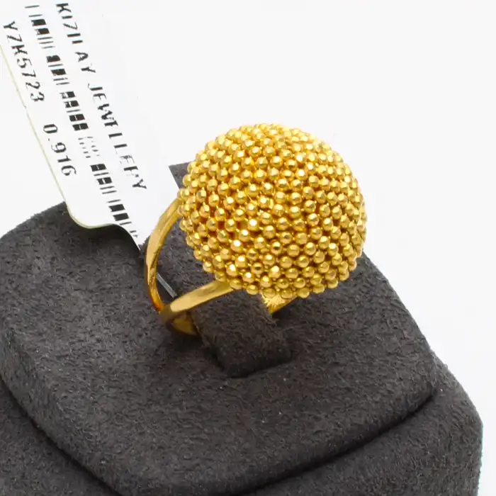 22 Ayar Parmak İzi Yüzük