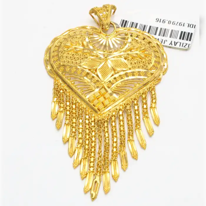 22 Ayar Pullu Hint Kolye Ucu