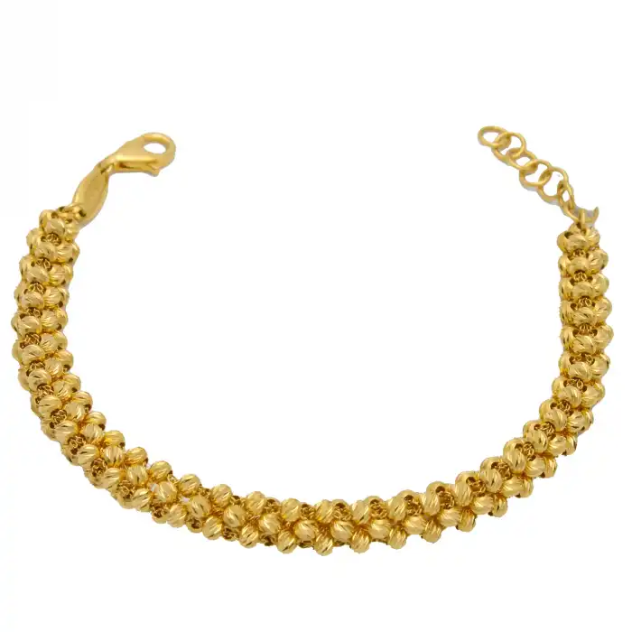 22 Ayar Salkım Dorikalı Bileklik