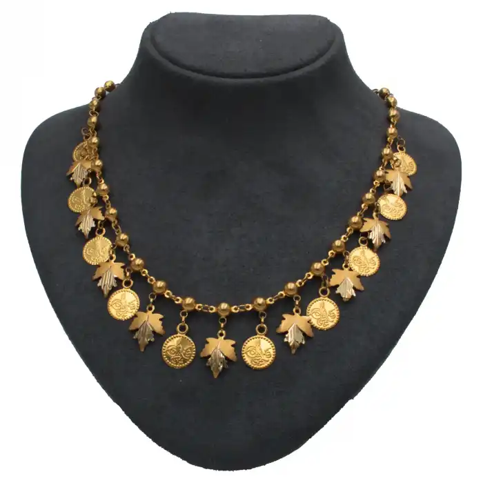 22 Ayar Salkım Kolye