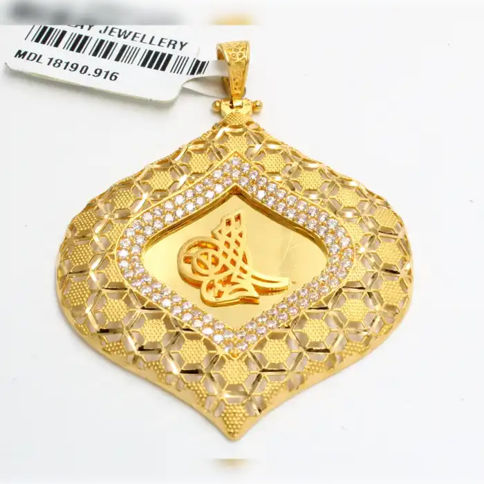 22 Ayar Saray Tasarım Kolye Ucu