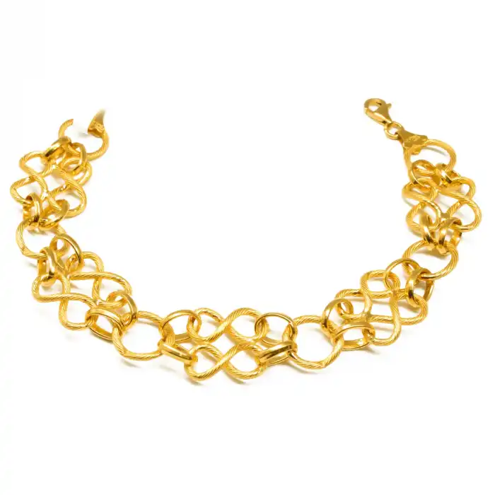 22 Ayar Sonsuzluk Obje Bileklik