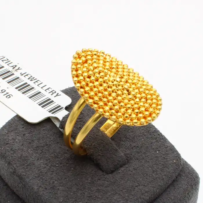 22 Ayar Taneli Dorika Yüzük