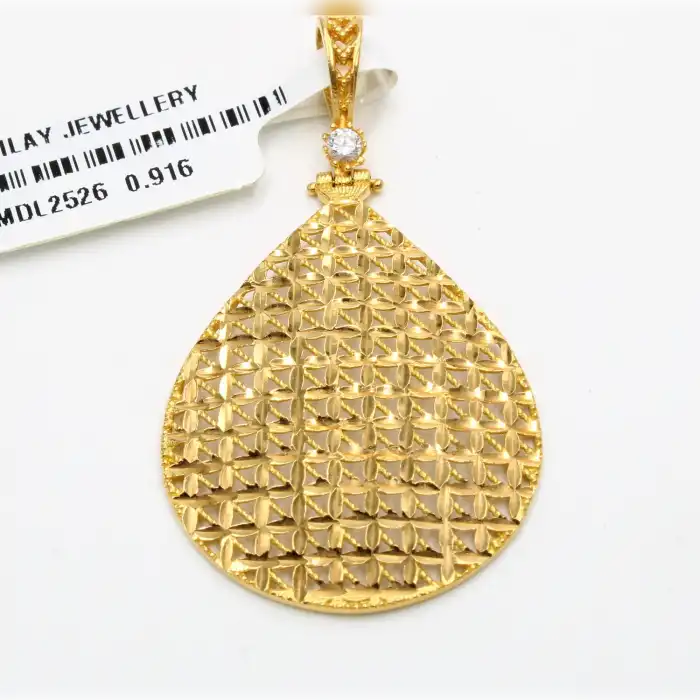 22 Ayar Tasarım Kolye Ucu